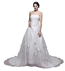 Taffeta Lace  Wedding Dress  With Pearls