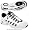 K-Swiss - Men's Ultrascendor Tennis Shoes (White/Navy/Silver) Mens Shoe Size: 9.0