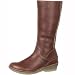 Dr. Martens Athena Mid Calf Tan Genuine Leather Boot Image