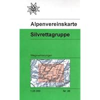 DAV Alpenvereinskarte 26 Silvrettagruppe