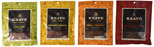 Krave Beef Jerky Mixed Pack (4x3.25oz)
