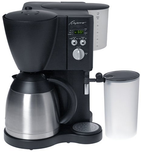 Capresso 10-Cup Coffee/Cappuccino Maker, Black