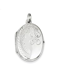 Sterling Silver 27mm Riversible Locket. Metal Wt- 5.4g