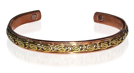 Magnetic Copper Cuff Bracelet 7.5″ Long