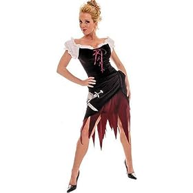 Sexy Sultry Pirate Wench Costume Dress