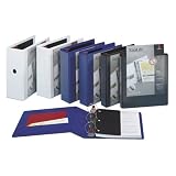 Cardinal 26340 Clearvue Xtralife Slant-D Presentation Binder, White, 4 Capacity
