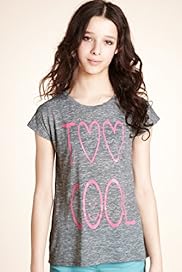 Girls Limited Short Sleeve Too Cool T Shirt