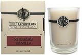 Archipelago Botanicals Signature Series Soy Wax Candle Collection Rhubarb Vanilla