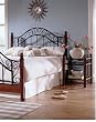Frisco King Size Headboard in Matte and Maple Finish Finished Byfashion Bed Group