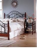 Frisco Full Size Headboard in Matte and Maple Finish Finished Byfashion Bed Group