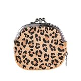 Leather Coin Purse - Leopard