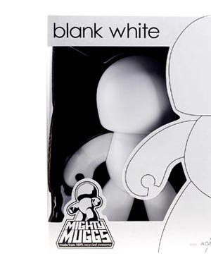Mighty Muggs Blank White Customizable Figure Mighty Muggs Blank White Customizable Figure