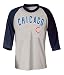 Chicago Cubs Batting Champ 3/4 Sleeve Raglan T-Shirt Image