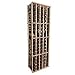 Designer Wine Rack Kit - 5 Column Individual w/Display (Redwood Natural
