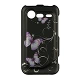 Purple Butterflies Black Protector Case for HTC DROID Incredible 2 ADR6350