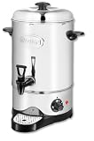 Swan Catering Urn Stainless Steel Energy saving And Secure Lid 1600w 8 Litre Ref Swu8l