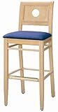 AC Furniture 594 Bar Stool with Upholstered Seat