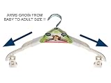 HANGER4LIFE Adjustable Hanger with Clips (Set of 3)