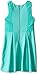 Emerald Sundae Girls' Mint Texture Knit Skater Dress