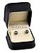 Tahitian South Sea Cultured Pearl Stud Earrings in 14K Gold - AAA Quality
