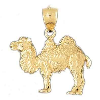 Cheap Girls Jewelry Dazzlers Solid 14k Gold Camel Charm Pendant Available in three colors from jewelsberry (weights: 4.6 grams only) For Sale