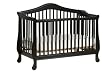 Monique 4 in 1 Stages Crib In Black Finish By Storkcraft Baby Furniture