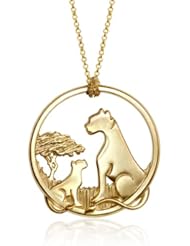 Alex Woo "African Cats" Precious Metal  Pendant, 18"