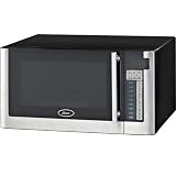 Oster AM1180SS 1.1-Cubic Foot, 1000-Watt Countertop Microwave Oven, Stainless Steel Finish