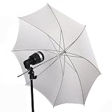 ePhoto 33 inch Photography Studio Translucent Shoot Through White Umbrella Photo Video umbrella