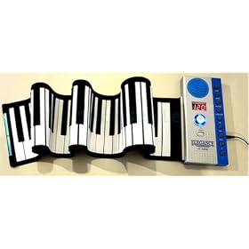 Roll up Synthesizer Piano with Reponsive Keys