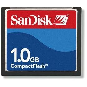 Sandisk 1GB CompactFlash Card 41SA05YRY3L. SL500 AA280 Sandisk 1GB CompactFlash Card