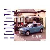 1973 HONDA CIVIC HATCHBACK Sales Page Literature Piece by Honda