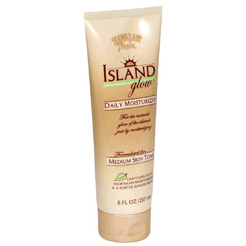 Hawaiian Tropic Island Glow Daily Moisturizer Medium 8-Ounce (Pack of 3)