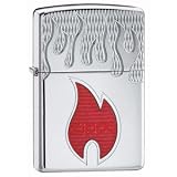 High Polish Chrome, Armor, Zippo Inferno - Pure