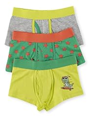 3 Pack Cotton Rich Surfing Dinosaur Trunks