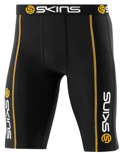 Cover image : SKINS スキンズ SPORTハーフタイツ ブラック・イエロー L