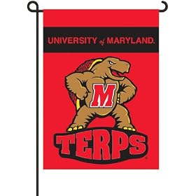 NCAA Maryland Terps 2-Sided Garden Flag