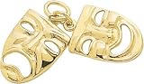 Comedy & Tragedy Charm by Rembrandt Charms