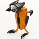 Transforming Robot Flashlight/BLACK HEAD/ORANGE BODY