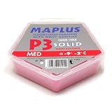 Maplus P3 Med Solid Ski & Snowboard Wax - 100g