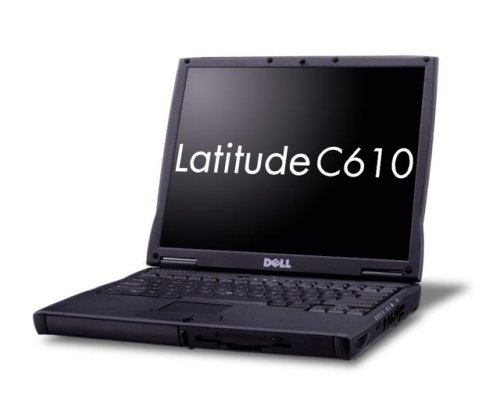 Pre-owned Dell Latitude C610 1.2 GHz Pentium III Notebook PC with 256 MB RAM, 20 GB Hard Drive, and DVD/CD-ROM Drive