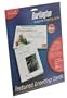 Burlington Textured Greeting Cards 1/2 Fold 15 Cards/Envelopes