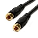 Buy 25 ft RG6 Coax Satellite CATV Cable - Screw On F-Connector Type