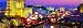 The Strip, Las Vegas, Nevada, Las Vegas Art Poster Print, 54.5x19