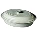 Le Creuset Stoneware 5.3 Quart Oval Covered Dish, White