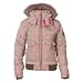 Protest Snowboardjacke Frauen, pink/offwhite