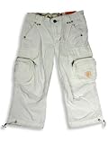 Jade - Girls Low Rise Cargo Capris, White