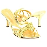 Enzo Angiolini Aniko Gold high-heels