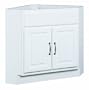 Design House 537639 24-Inch by 30-Inch Concord Ready-To-Assemble 2 Door Corner Vanity, White
