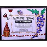 Wine Festival Design - Hand Painted - Frame - 5 x7 - Rectangle Photo Opening